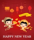 Chinese new year of the monkey