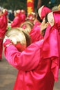 Chinese New Year music and celebrations.