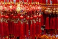 Chinese New Year Ornaments in Chinatown Royalty Free Stock Photo