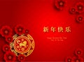 2018 Chinese New Year Paper Cutting Year of Dog Vector Design for your greetings card, flyers, invitation, posters, brochure, ban