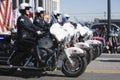 Chinese New Year Parade Cop Formation 4 Royalty Free Stock Photo