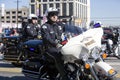 Chinese New Year Parade Cop Formation 5 Royalty Free Stock Photo