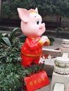 Chinese New Year The pig year auspicious Royalty Free Stock Photo