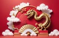 chinese new year product demontration Royalty Free Stock Photo