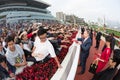 Chinese New Year Raceday in Hong Kong Royalty Free Stock Photo