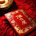 Chinese New Year red packet for gift of money for fortune and luck