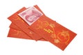 Chinese New Year red packets and Renminbi currency