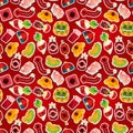 Chinese New Year seamless pattern