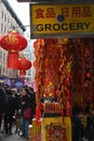 Chinese New Year Shoppers Royalty Free Stock Photo