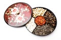 Chinese new year snack box Royalty Free Stock Photo