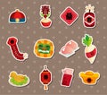 Chinese new year stickers Royalty Free Stock Photo