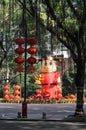 Chinese new year street decoration