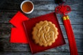 Chinese New Year Sweet Rice Cake Dessert Known as Nian Gao