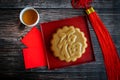 Chinese New Year Sweet Rice Cake Dessert Known as Nian Gao