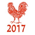 Chinese New Year 2017 symbol Rooster