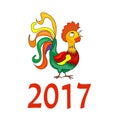 Chinese New Year 2017 symbol Rooster