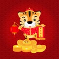 Chinese new year 2022, year of the tiger Royalty Free Stock Photo