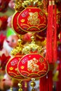 Chinese New Year, traditional ornaments, Spring Festival jewelry Royalty Free Stock Photo