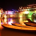 Chinese night scenes Royalty Free Stock Photo