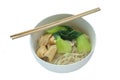 Chinese noodles for dinner Royalty Free Stock Photo