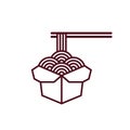 Chinese noodles icon