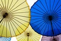 Chinese oilpaper umbrellas Royalty Free Stock Photo