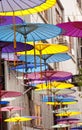 Chinese oilpaper umbrellas Royalty Free Stock Photo