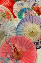 Chinese oilpaper umbrellas Royalty Free Stock Photo