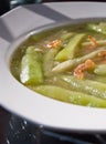 Chinese okra with dried shrimp