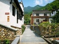 The Chinese old building in the town Royalty Free Stock Photo