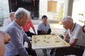 Chinese old people are playing Xiangqi, chinese chess