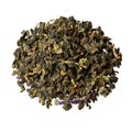 Chinese Oolong TIEGUANYIN with the aroma of plum and rose with notes of lilac. Royalty Free Stock Photo