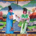 Chinese Opera, Actors in Performance Royalty Free Stock Photo