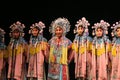 Chinese opera, group of actors Royalty Free Stock Photo