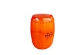 Chinese orange ceramic chair Royalty Free Stock Photo