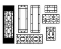 Chinese ornament for door, window, wall and fence