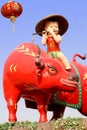 Chinese ox year. Royalty Free Stock Photo