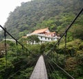 A Chinese pagoda in forest in Hualien, Taiwan