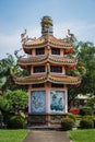 Chinese pagoda inside garden in Bangkok, Thailand Royalty Free Stock Photo