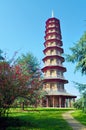 Chinese pagoda in Kew Gardens Royalty Free Stock Photo