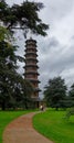 Chinese pagoda in Kew Gardens Royalty Free Stock Photo