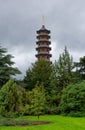 Chinese pagoda in Kew Gardens Royalty Free Stock Photo