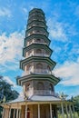 The Chinese pagoda in Kew Gardens Royalty Free Stock Photo