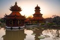 Chinese Pagodas Royalty Free Stock Photo