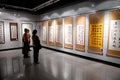 Chinese painting and calligraphy exhibition Royalty Free Stock Photo