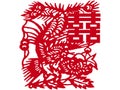 Chinese paper-cut Royalty Free Stock Photo