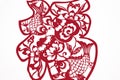 Chinese paper cutting-character FU