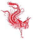 Chinese paper cutting - Phoenix