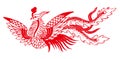 Chinese paper cutting - Phoenix