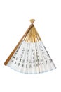 Chinese Paper Fan Royalty Free Stock Photo